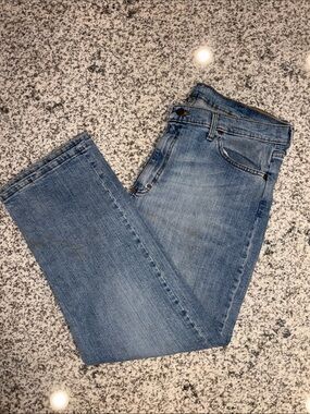 Wrangler Men’s Straight Jeans Light Blue Wash